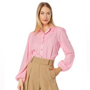 Lilly Pulitzer Cotton Pink Shirt